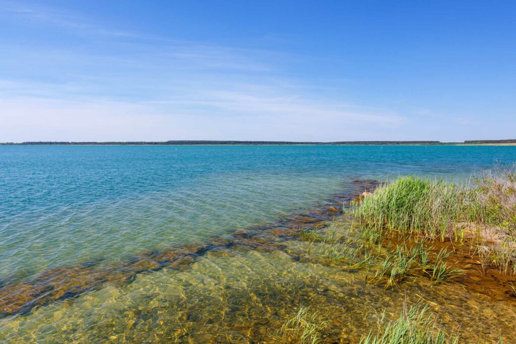 Partwitzer See, Lausitzer Seenland, klares Wasser